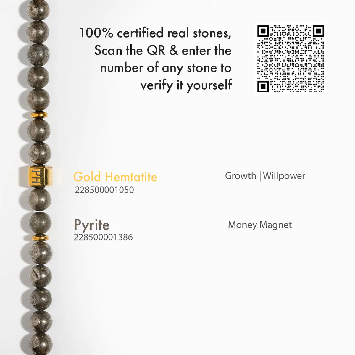 THE PYRITE MONEY MAGNET BRACELET ( IF DOES NOT WORK FULL REFUND)